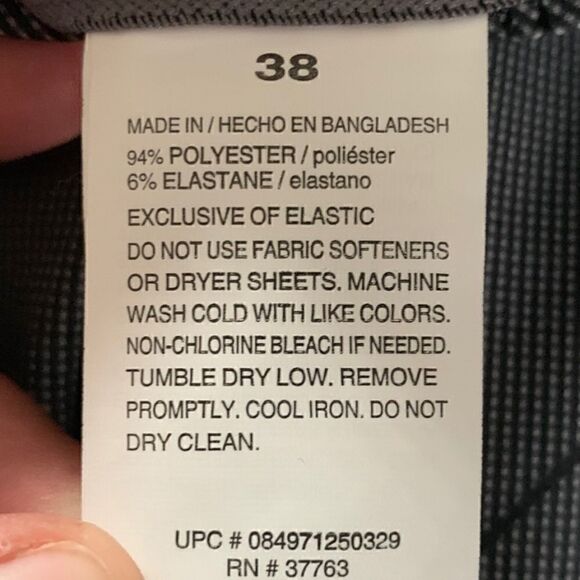 NWT PGA Tour Premium Flex Twill Shorts Sz 38 - Picture 5 of 6